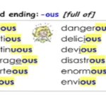 5-Letter Words Ending in "OUS"