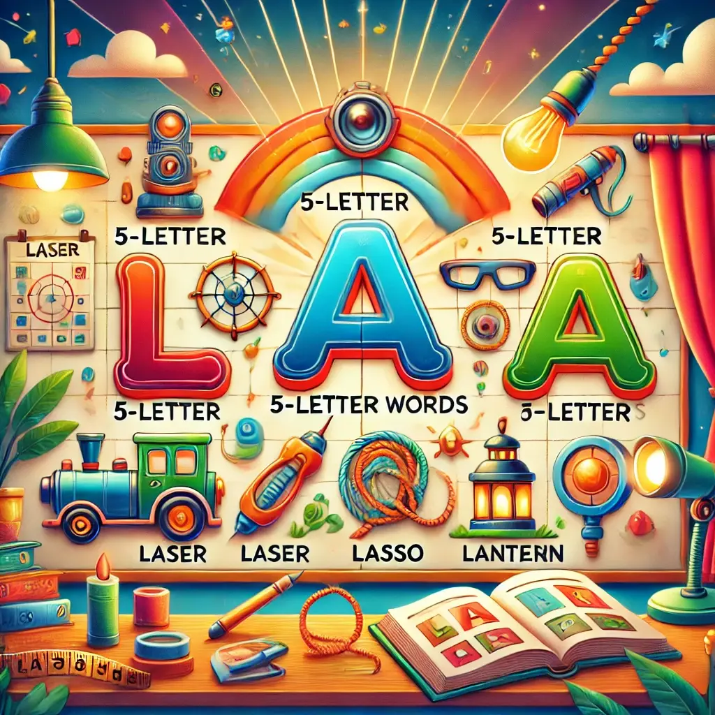 5 letter words starting with "La"