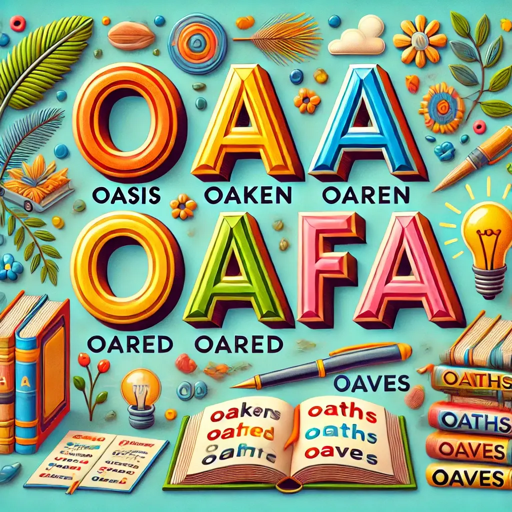 5 letter words starting with "Oa"